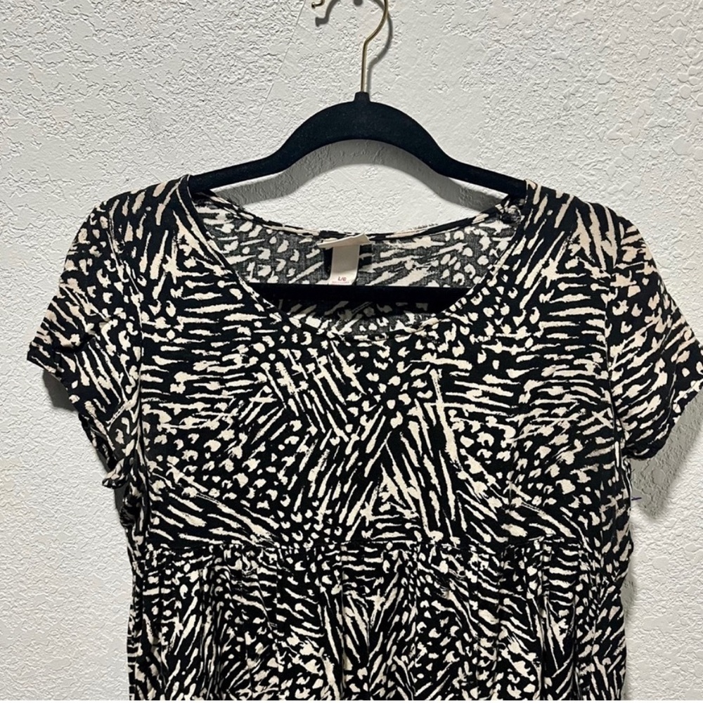 Mossimo Chic Black And Cream Patterned Dress - image 4